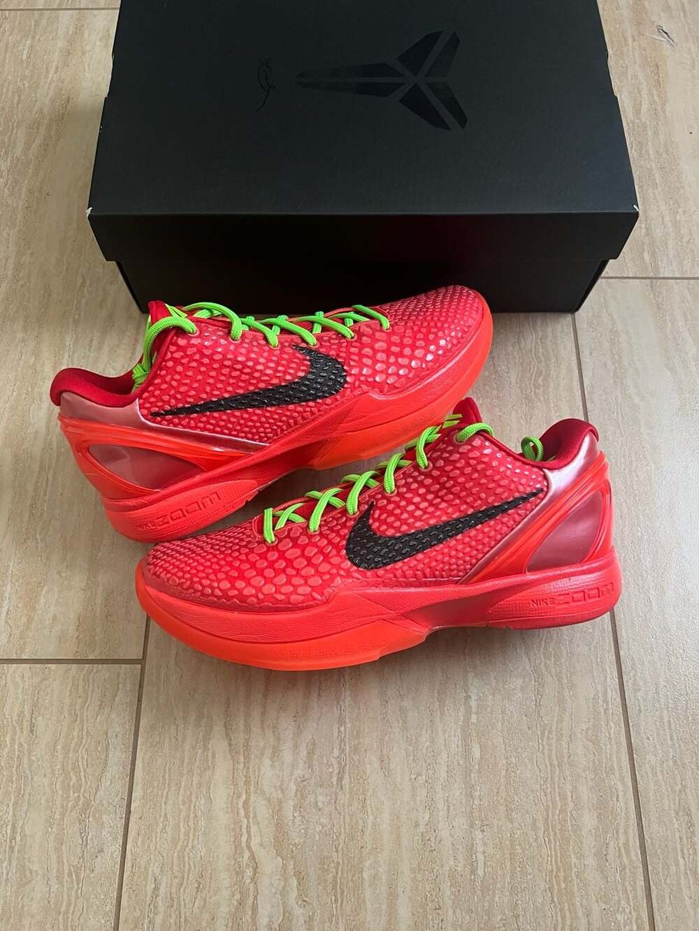 Nike Zoom Kobe 6 Protro Reverse Grinch Basketball Shoes